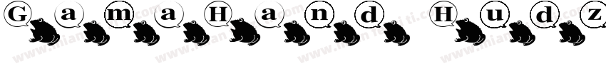 GamaHand Hudzaifah字体转换